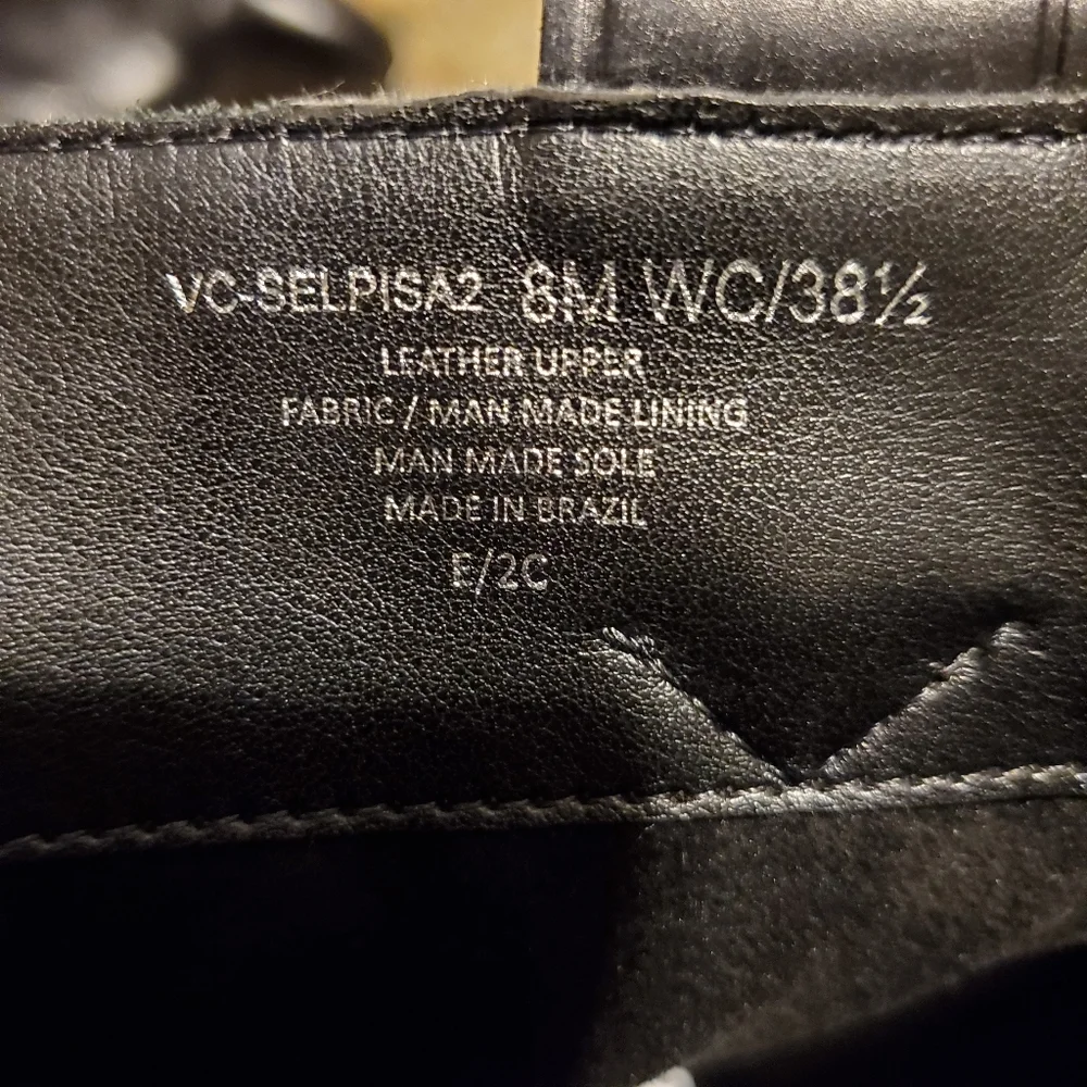 VINCE CAMUTO Selpisa 2 Tall Leather Wide Calf Boots
